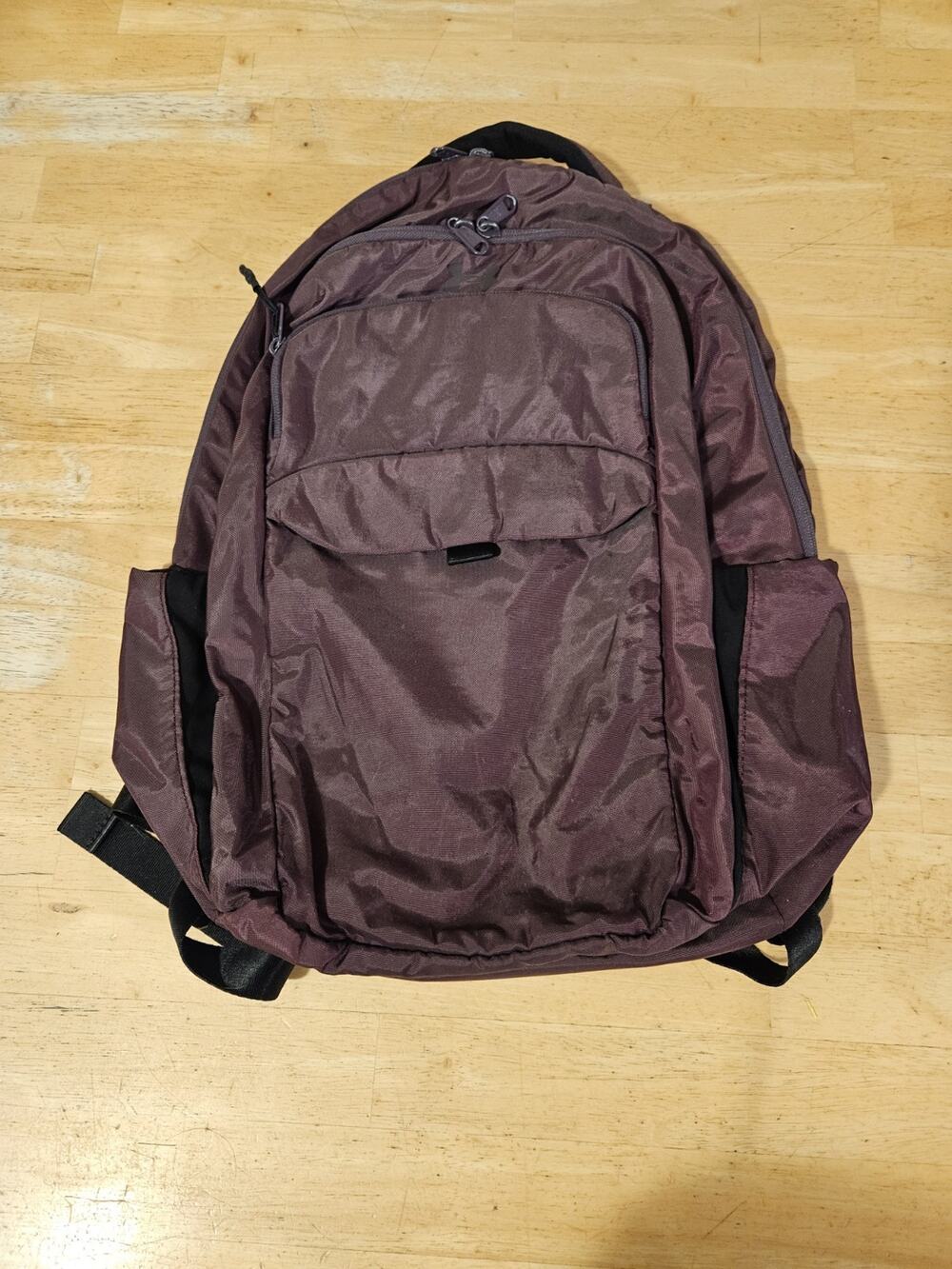 Under Armour Storm Maroon Hiking Backpack 6 Pockets Padded Back Straps